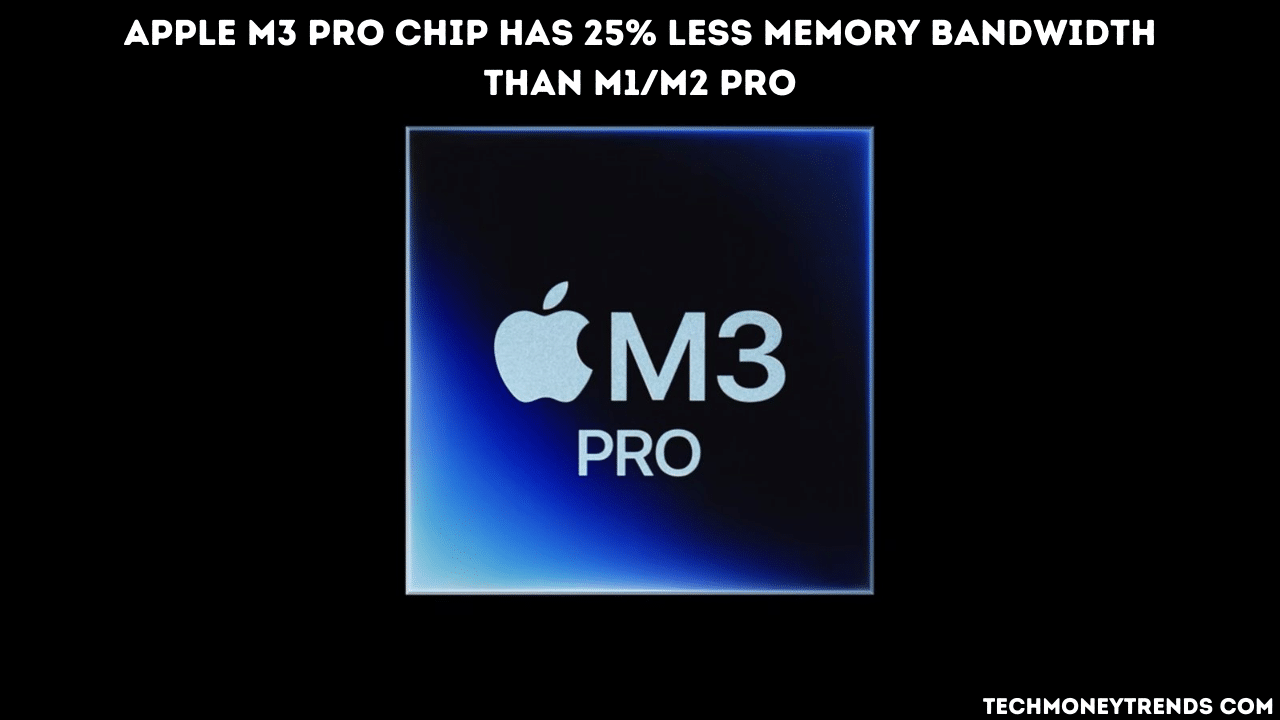 Apple M3 Pro Chip Has 25% Less Memory Bandwidth Than M1/M2 Pro